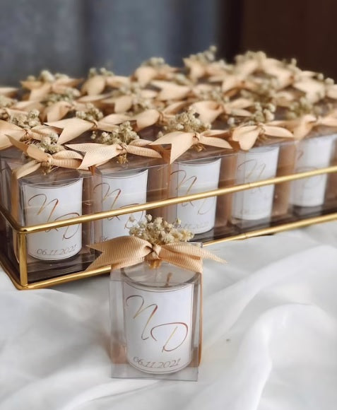 Regala una Vela Aromática Personalizada a tus Invitados